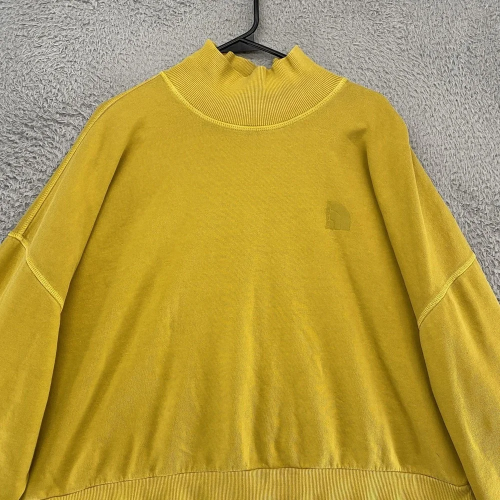 The North Face Sweatshirt‎ Womens XXL Mock Neck Fleece Boxy Relaxed Outdoors